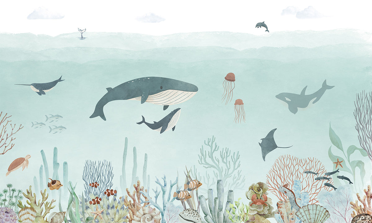 Sensational Sea Wallpaper Mural in your room