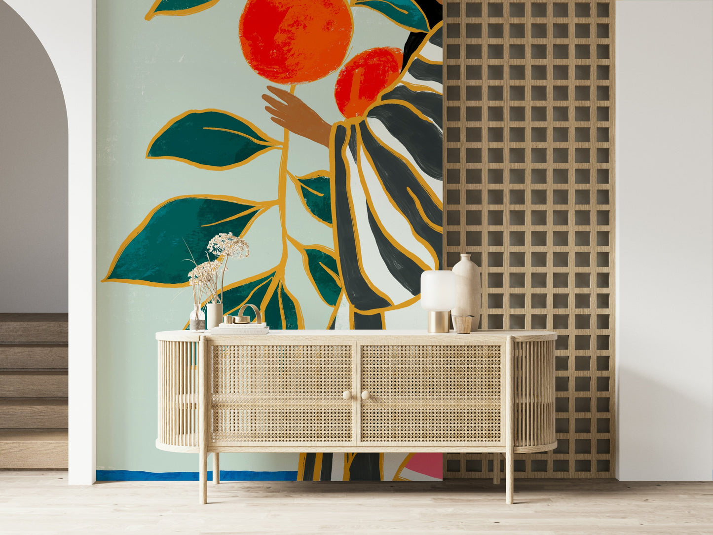 The Keeper of Oranges Wall Mural