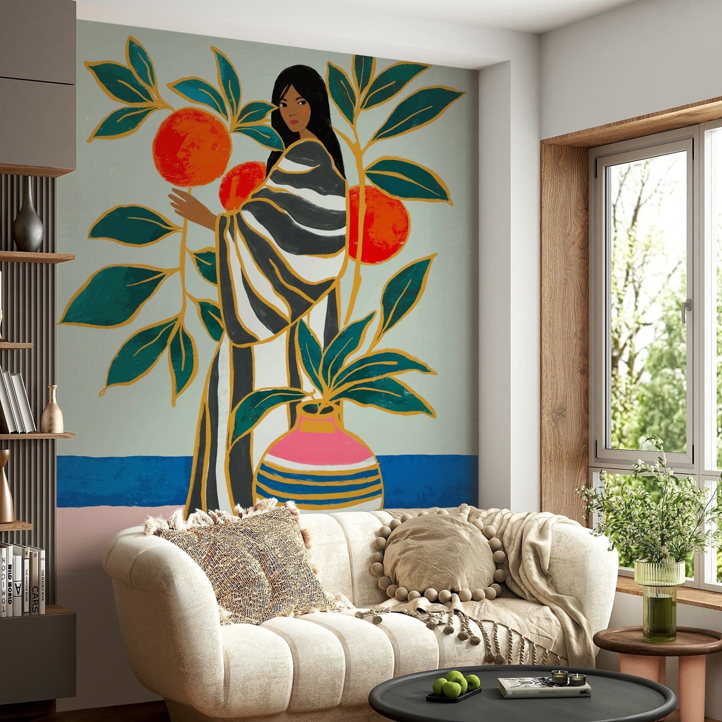 The Keeper of Oranges Wall Mural