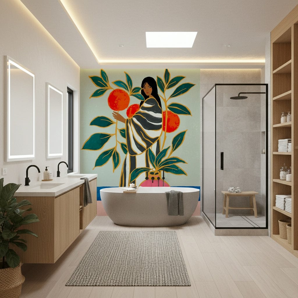 The Keeper of Oranges Wall Mural