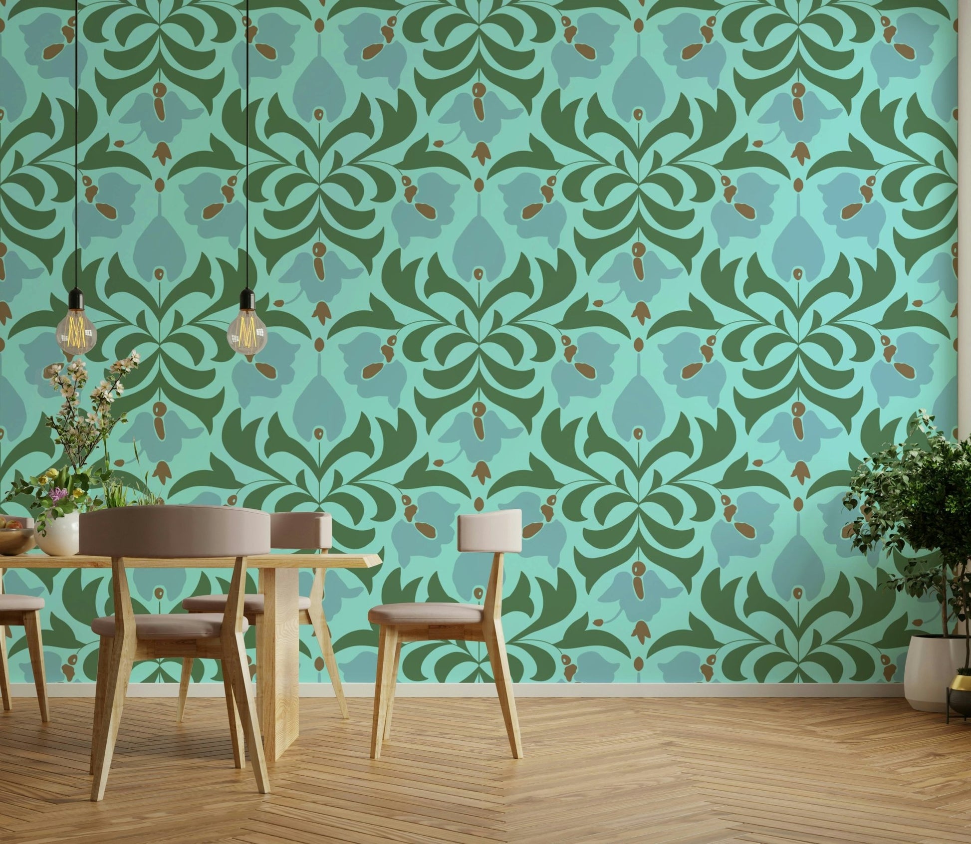 Captures the essence of tranquil waters and graceful blooms.
