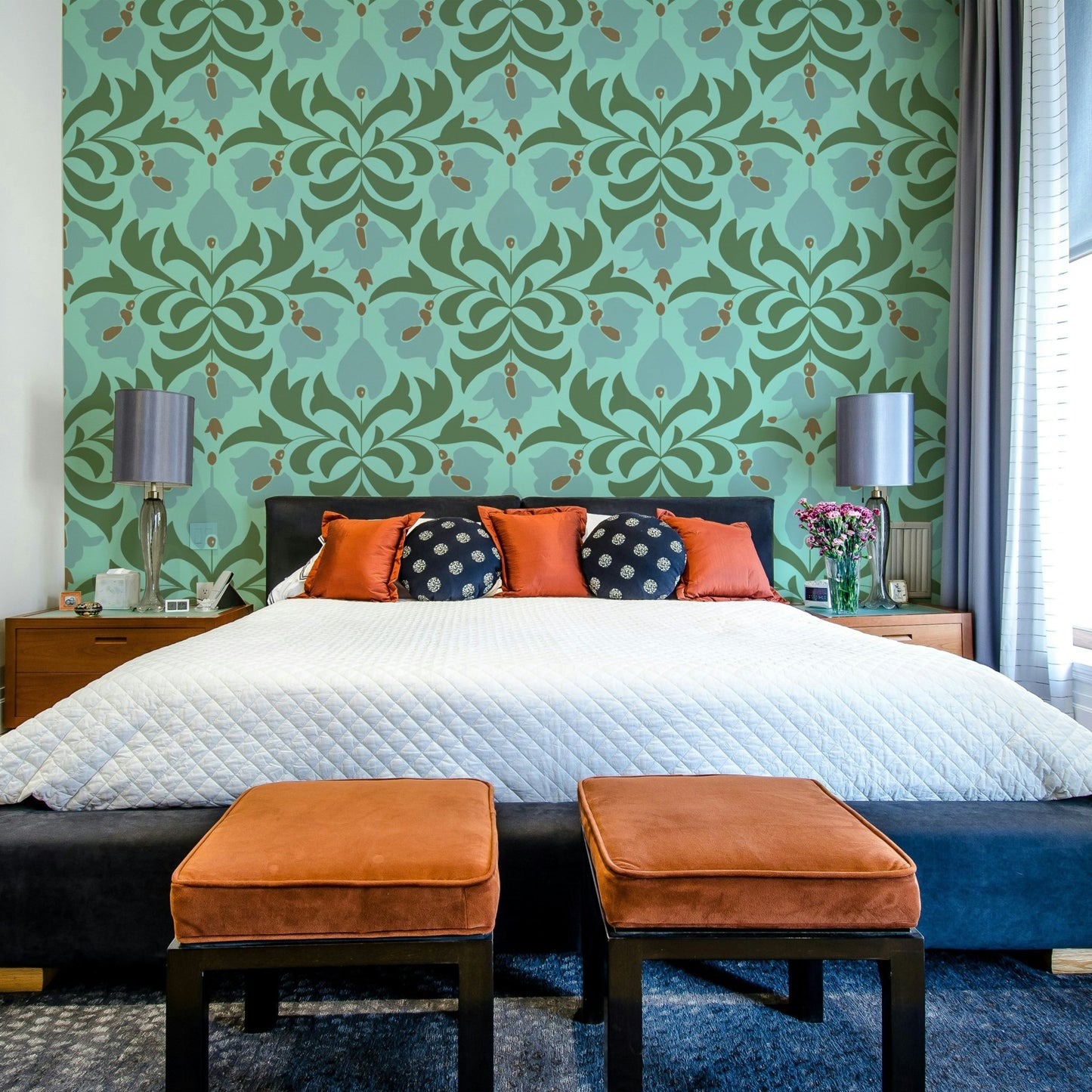 It gives a feeling of peaceful sophistication and harmonious artistry.
