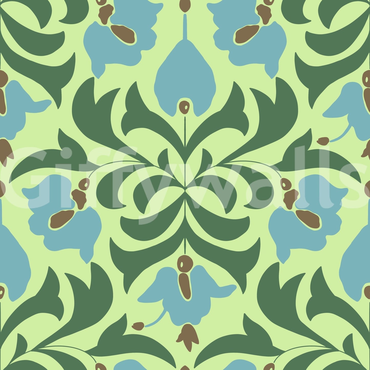 Orbisca - Botanical Balance Wallpaper⁠