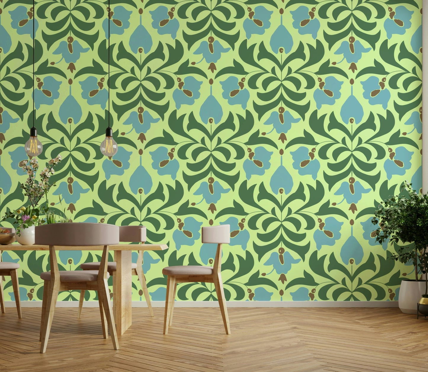 Orbisca - Botanical Balance Wallpaper⁠