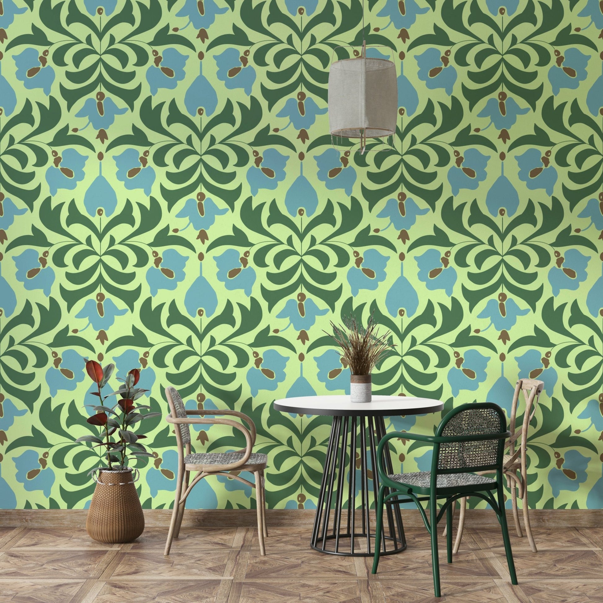 Orbisca - Botanical Balance Wallpaper⁠