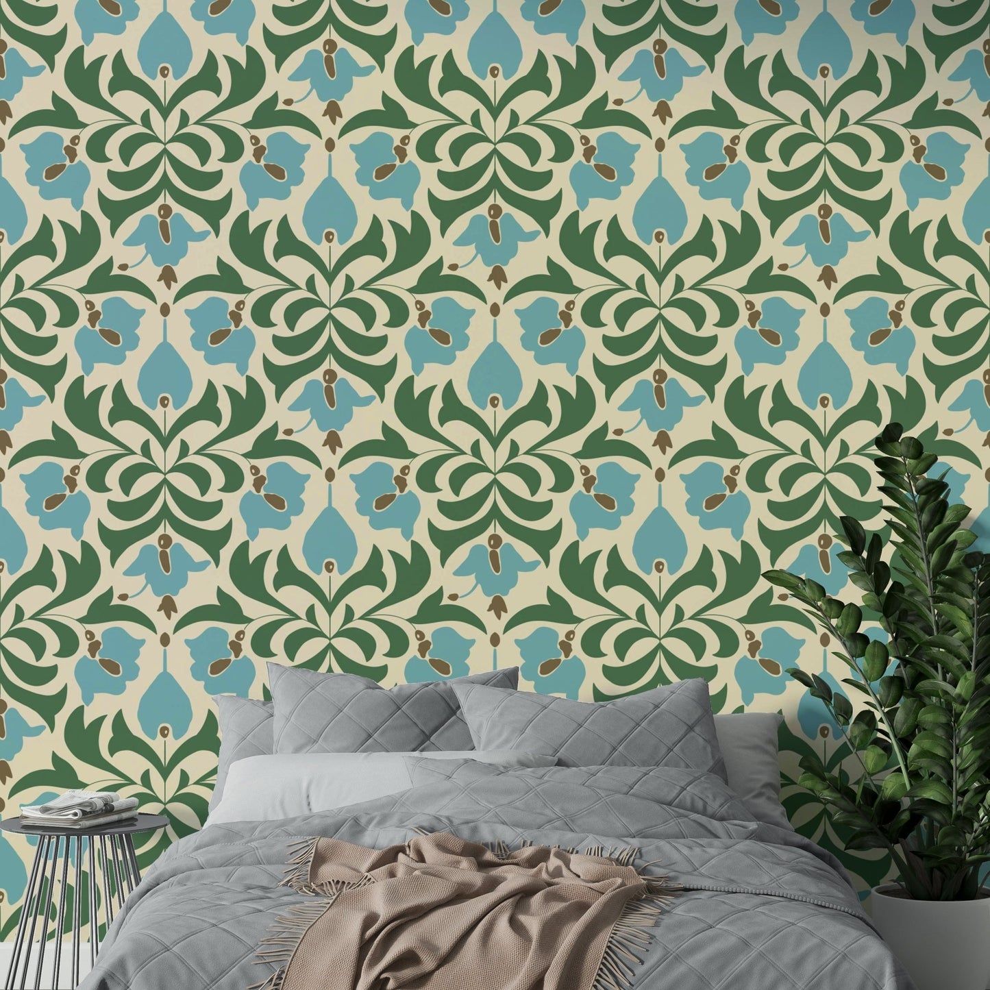 Captures the essence of a tranquil garden.
