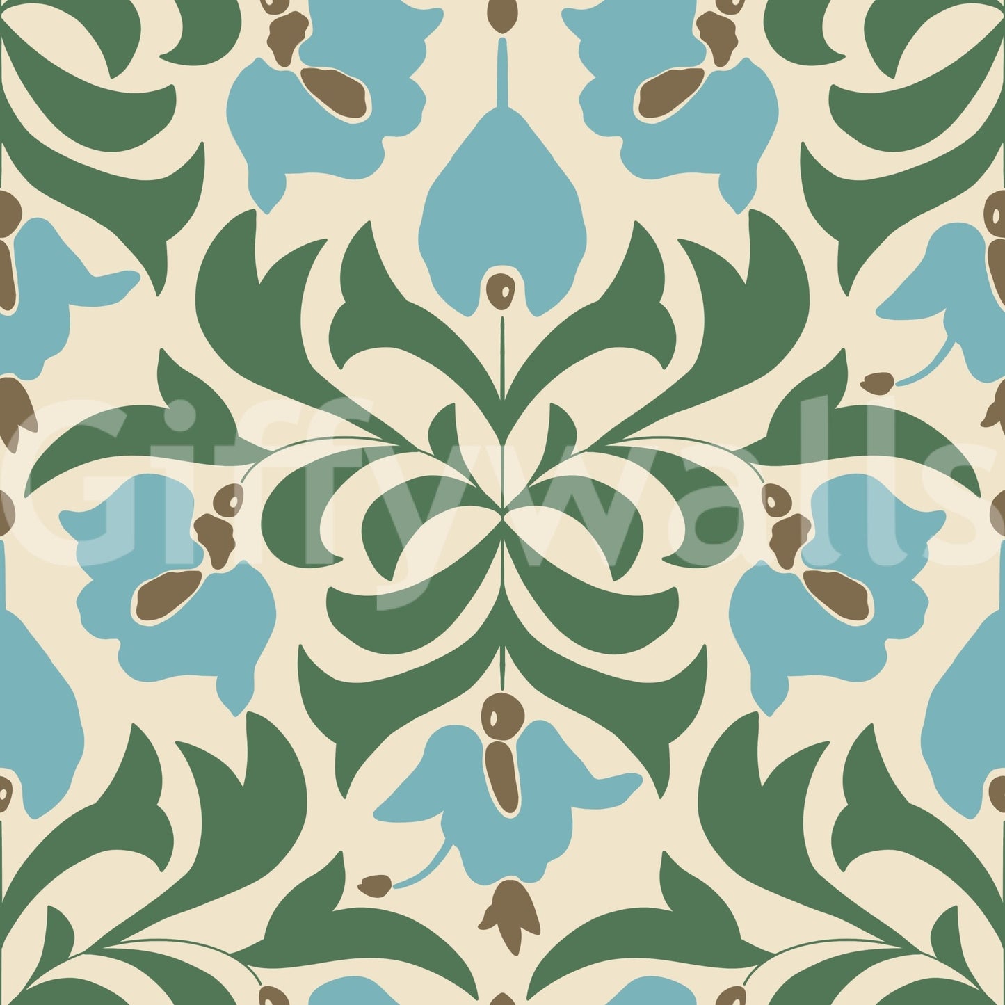 Provides a soothing, artistic backdrop.
