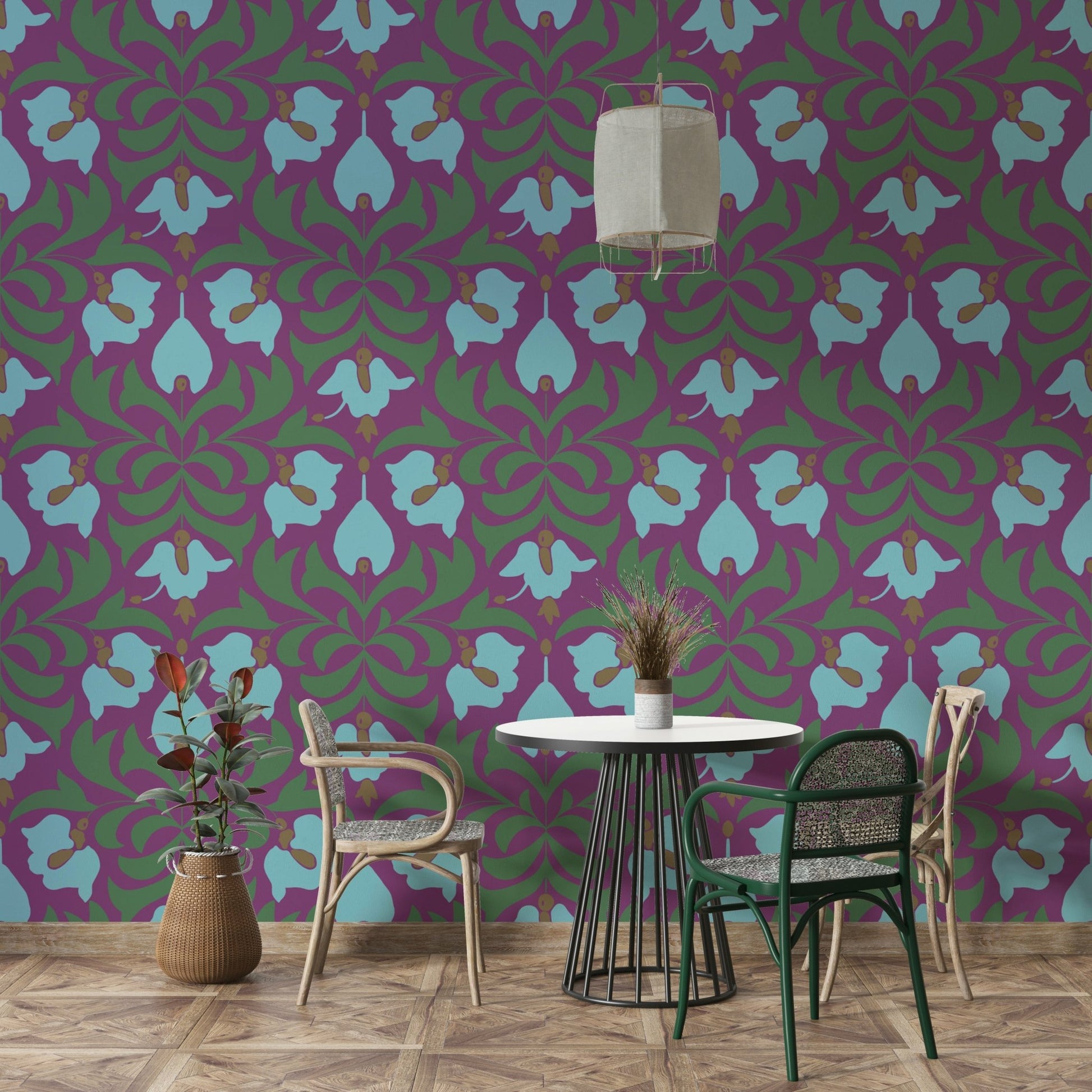 Captures the essence of a beautifully preserved garden.
