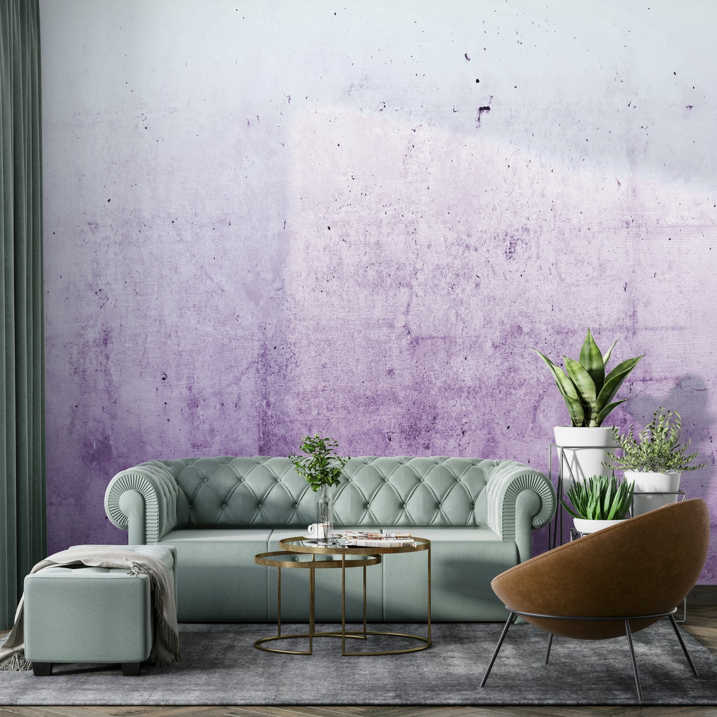 A stylish, modern, and artistic wall covering.

