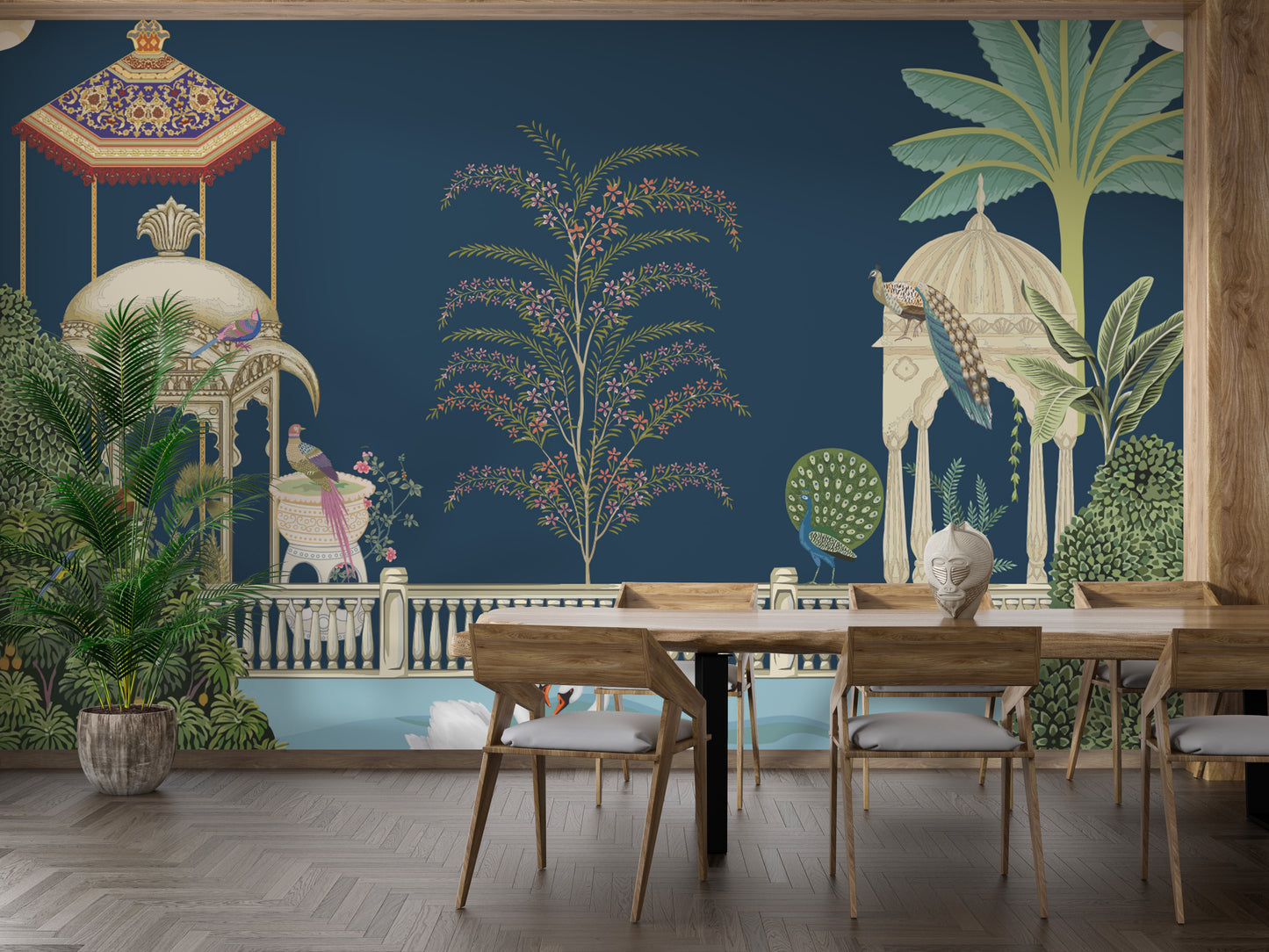 Mughal Garden Wall Mural - Giffywalls