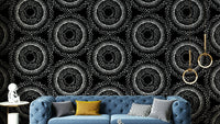 Organic Opulence Wallpaper with earthy, luxurious design

