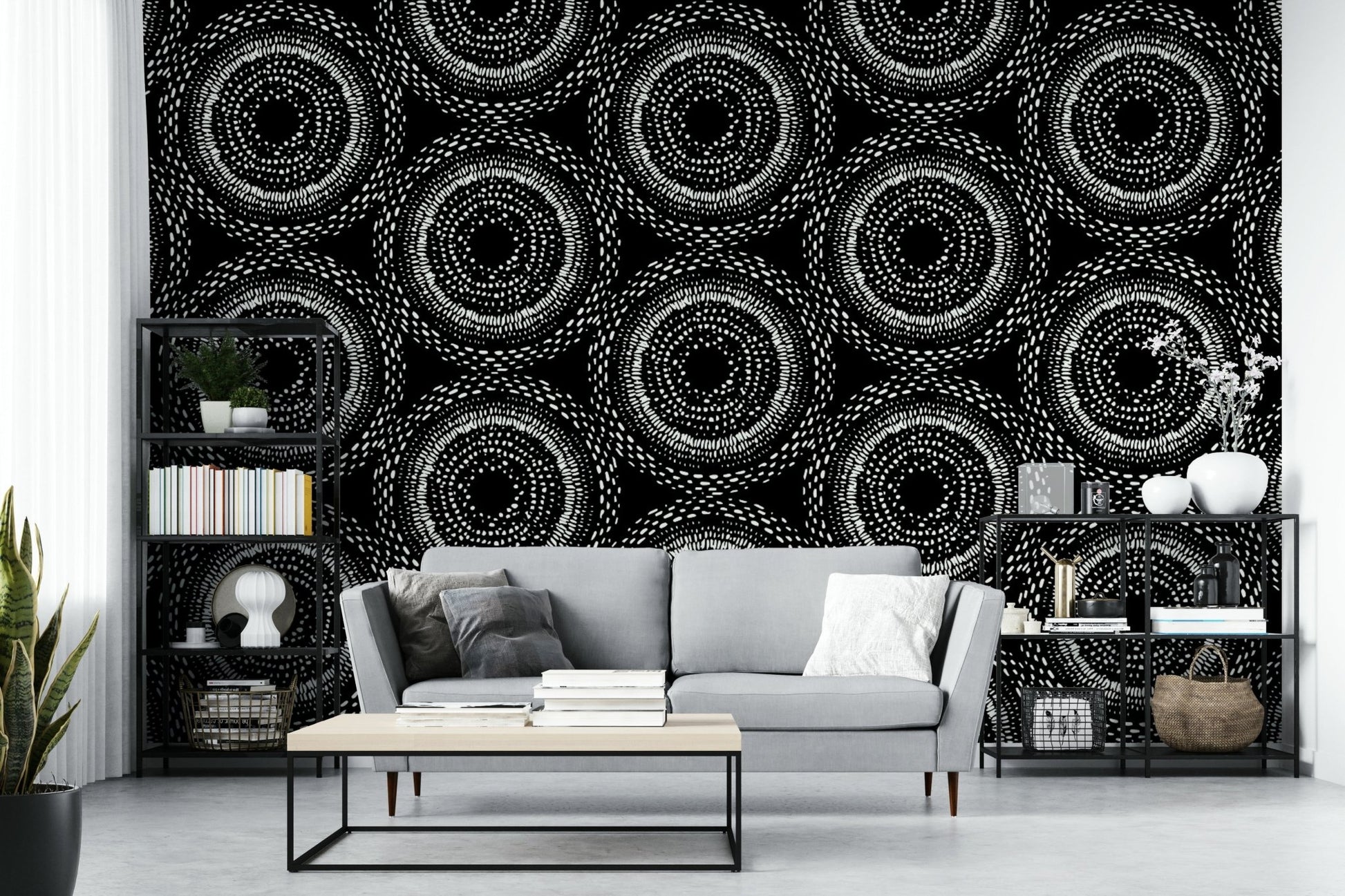 Organic Opulence wallpaper featuring natural patterns

