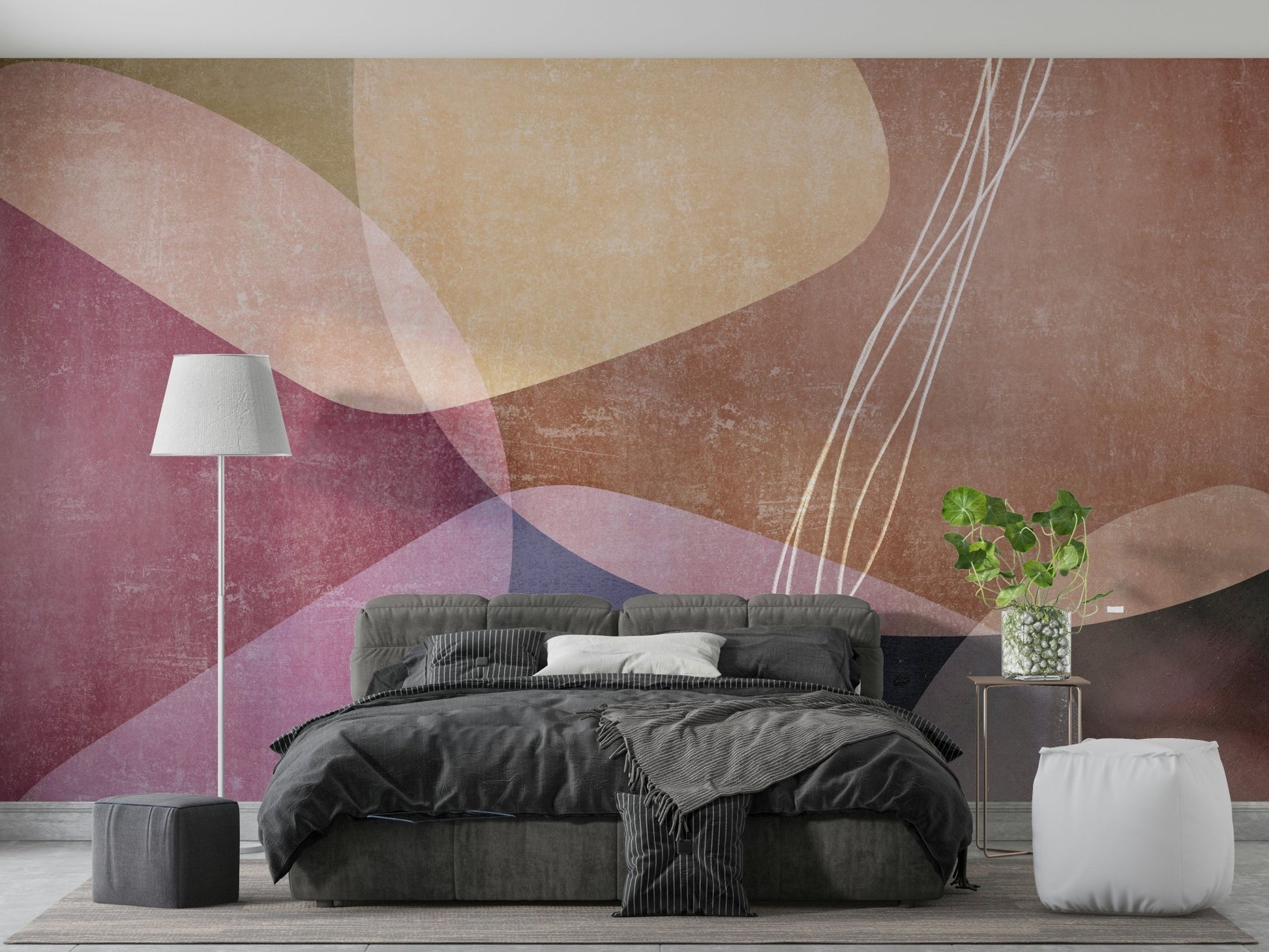 The pattern repeats seamlessly across the entire wall.
