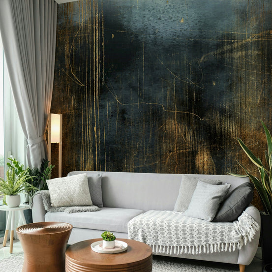 Orphelia Wall Mural on a subtly textured wall.

