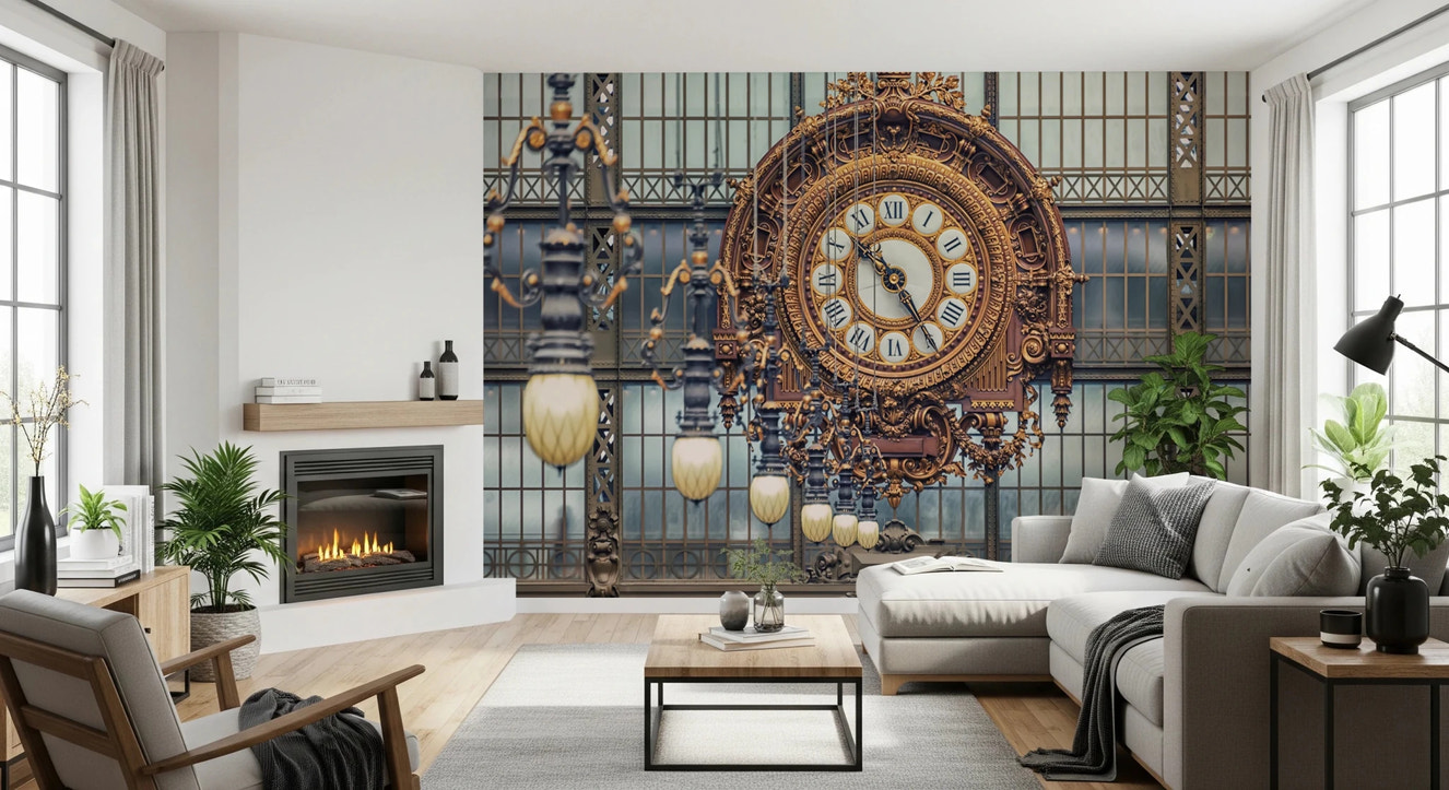 Orsay Clock Wall Mural