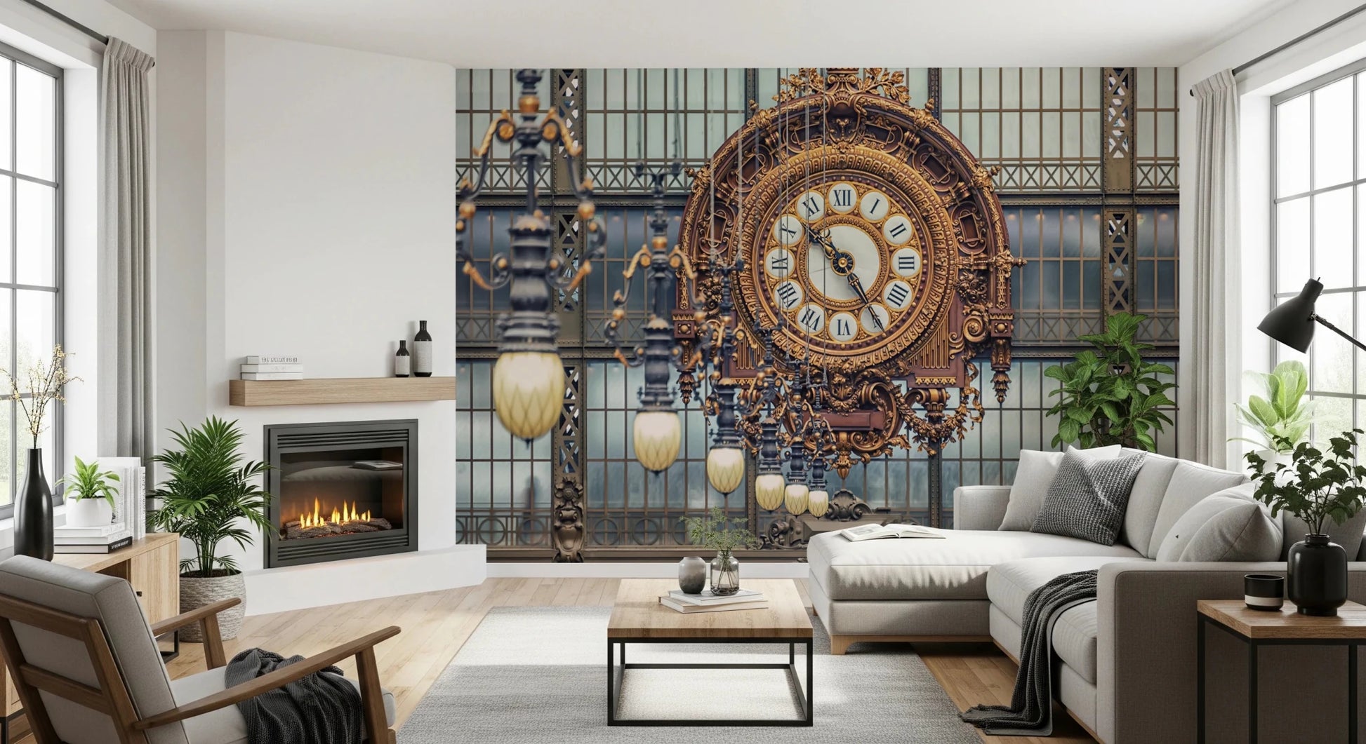 Orsay Clock Wall Mural