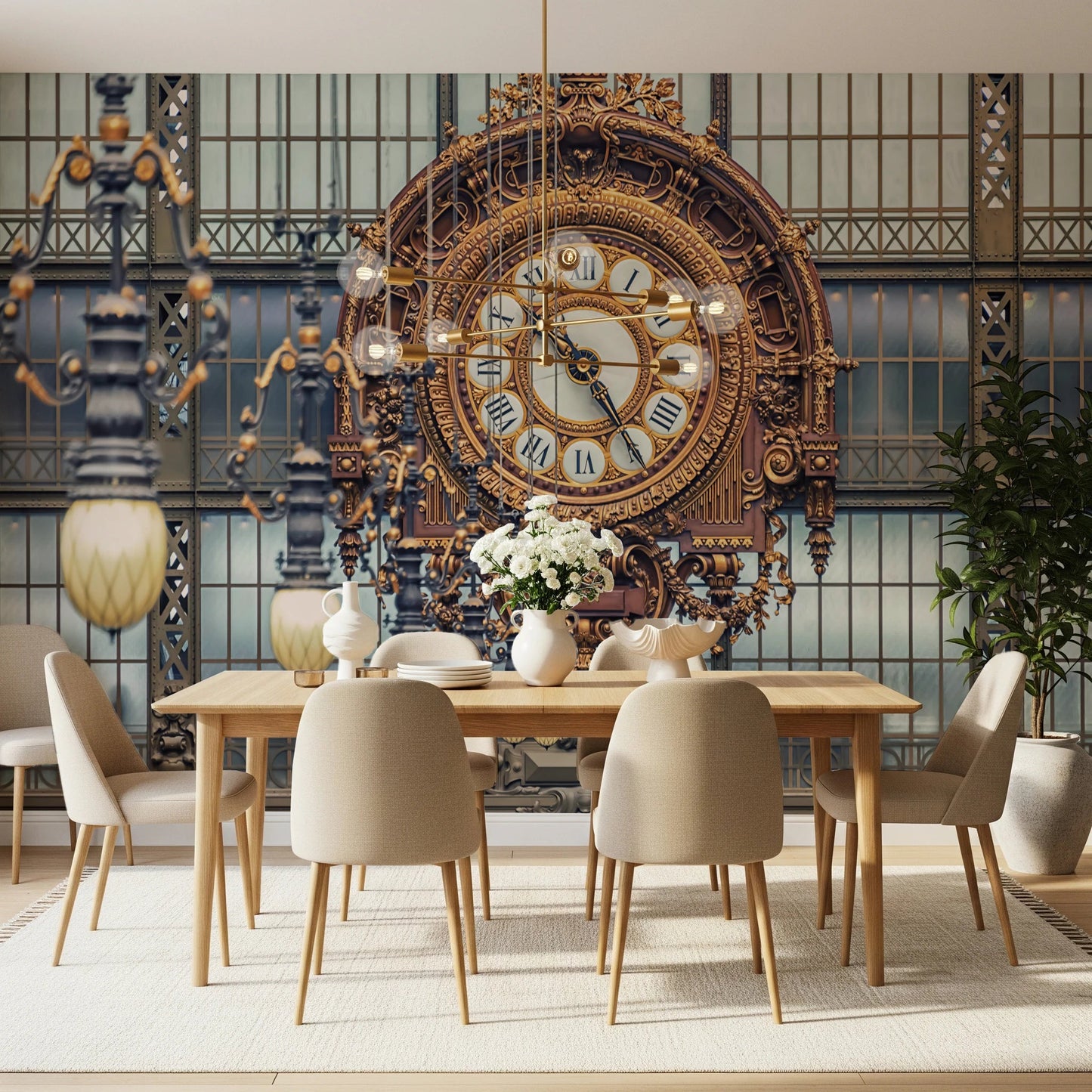 Orsay Clock Wall Mural