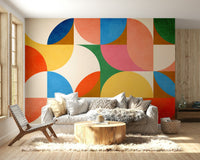 Wall mural showcasing a tranquil urban landscape.

