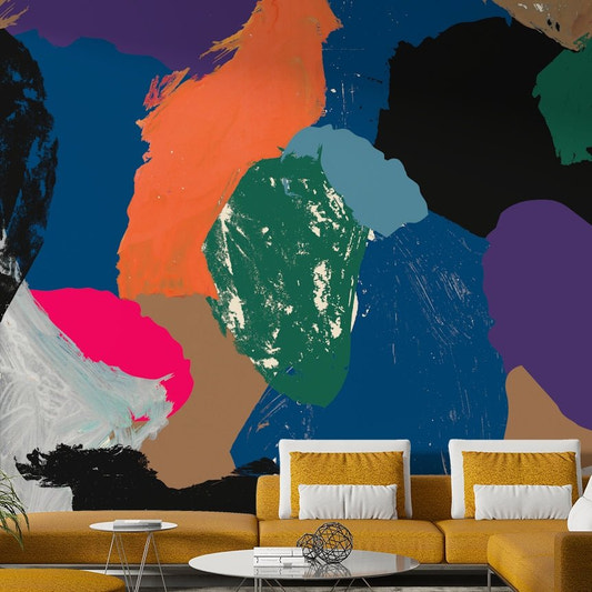Elegant wall mural perfect for living rooms and bedrooms

