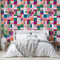 Bright mural for play spaces
