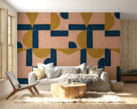 Traditional tile motifs with modern, artistic flair for walls

