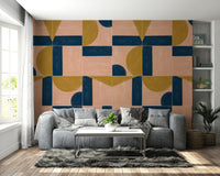 Colorful, hand-painted tile mural transforming your space

