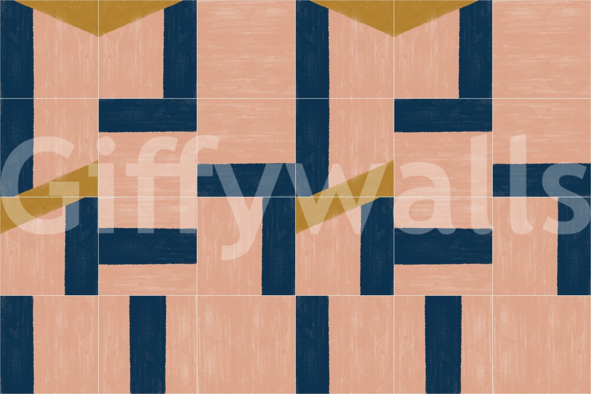 Bold and colorful tile mural bringing character to your home

