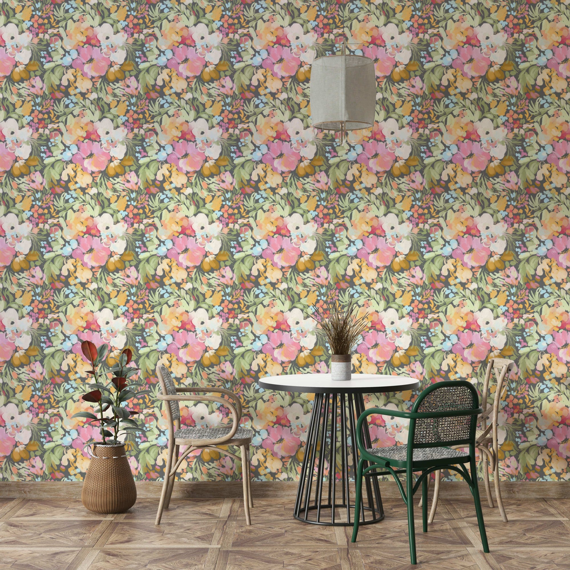 Spring Painterly Florals decor.