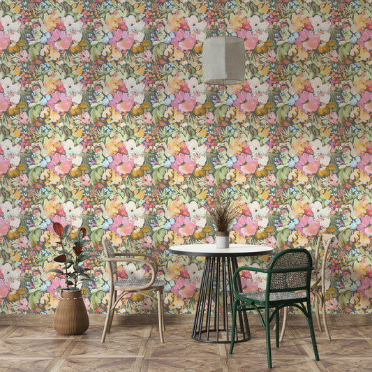 Spring Painterly Florals decor.