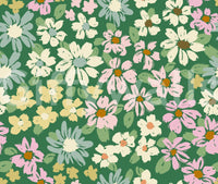 Dynamic and flowing flower and leaf shapes.

