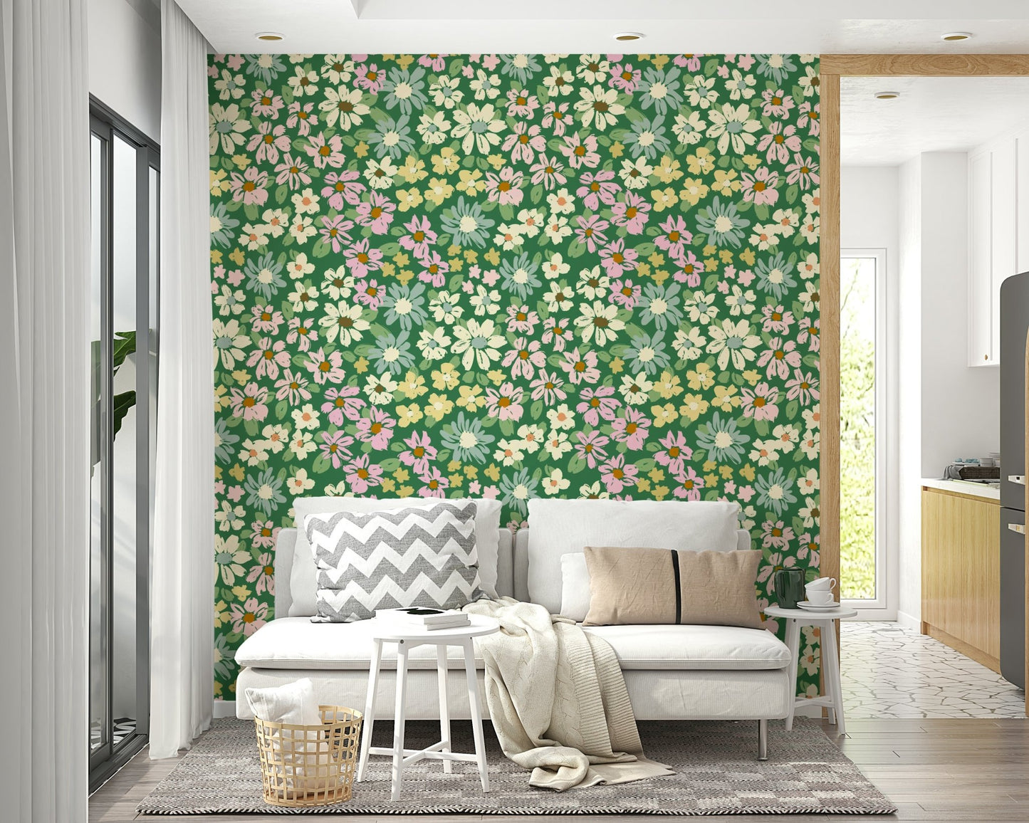Seamless pattern for wall application.

