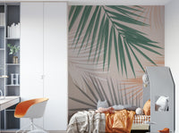 Palm leaves play design for nature-inspired rooms

