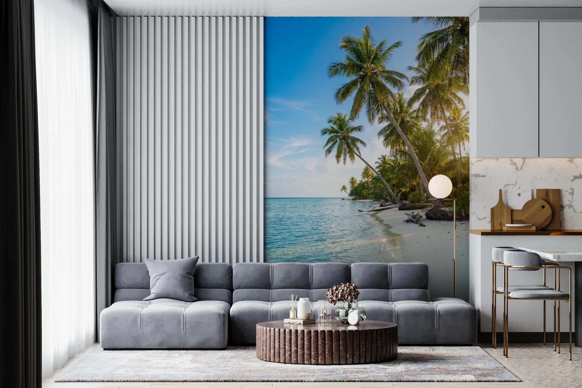 Palm Paradise Walls Wall Mural