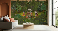 Panchavati Vihar mural artwork with forest-inspired composition