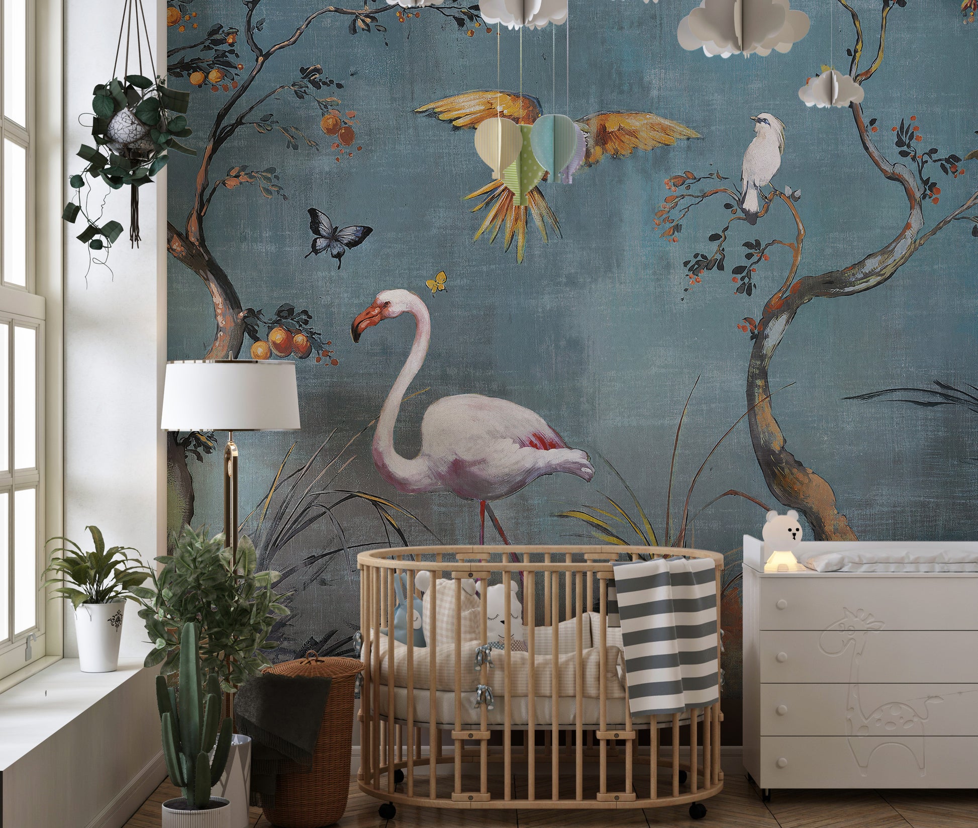 Vibrant Paradise Forest Wallpaper
