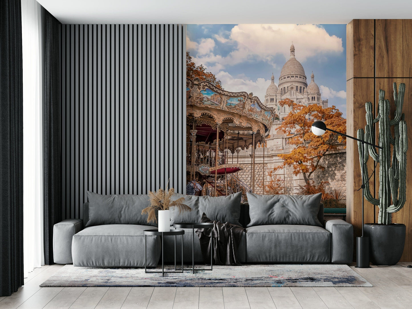 Sacre-Coeur Carousel Wall Mural