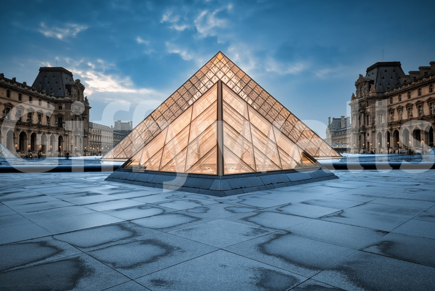 Parisian Pyramid Wall Mural -2259332
