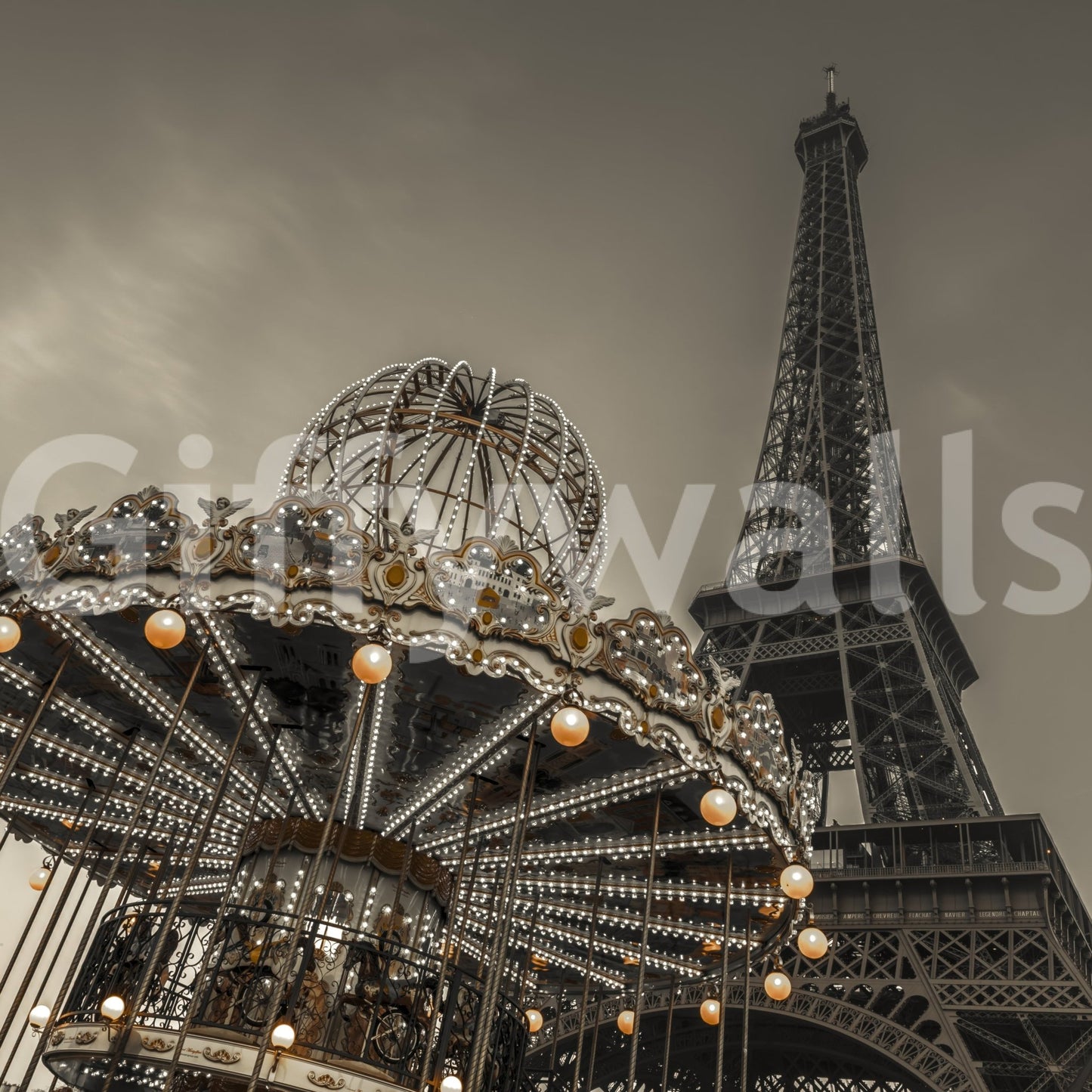Parisian Dreamscape Wall Mural