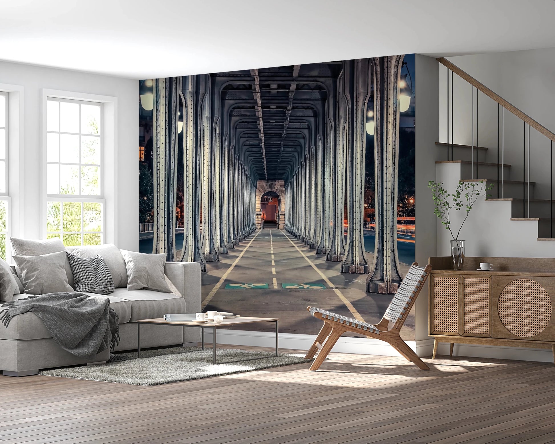 Parisian Echoes Wall Mural