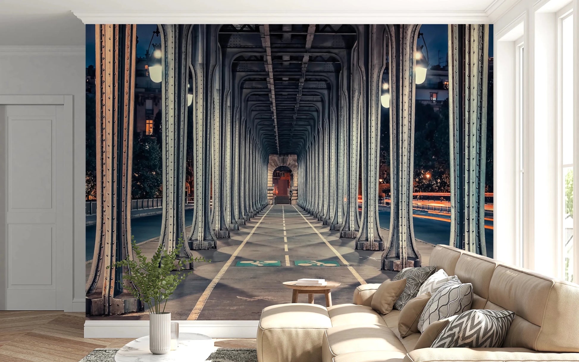 Parisian Echoes Wall Mural