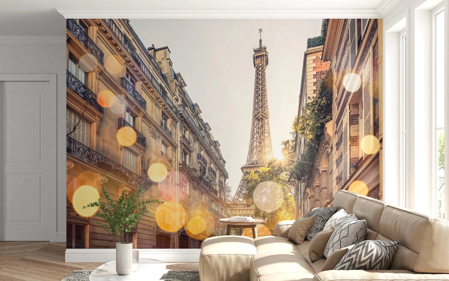 Parisian Glow Wall Mural