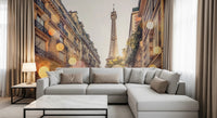Parisian Glow Wall Mural