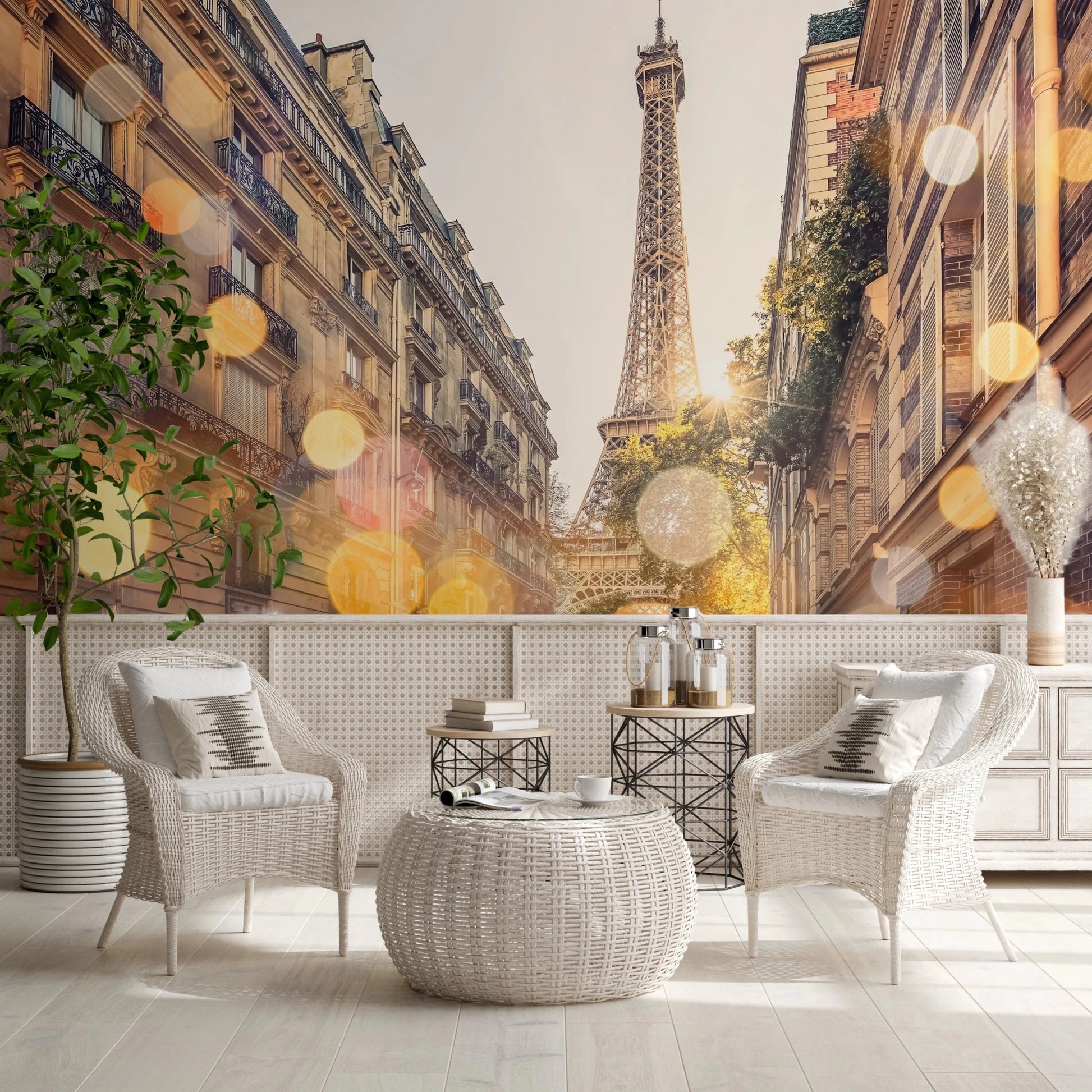 Parisian Glow Wall Mural