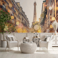 Parisian Glow Wall Mural