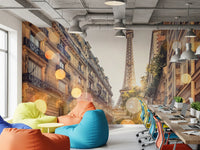 Parisian Glow Wall Mural
