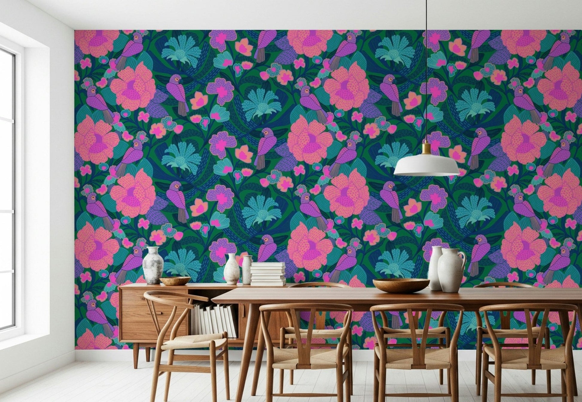 Parrot Bloom Wallpaper⁠