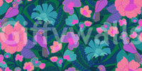 Parrot Bloom Wallpaper⁠
