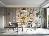 Passionflower Paradise 1 Wallpaper with vibrant blooms.

