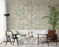 Pastel Charm Garden English Roses Wall Mural