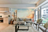 Nature inspired home décor for a small urban flat nursery or playroom.